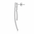 VERA Cascade™ Diamond Drop Earrings 4.27 Carats 14K White Gold