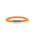 John Hardy JH Essential Orange Rubber Cord Bracelet 6mm Sterling Silver [BU98688ORST]