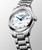 Longines Master Collection L2.449.4.87.6 30mm automatic watch with white mother-of-pearl dial and stainless steel bracelet