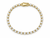 VERA Diamonds Eterna™ 5.00 Carat Lab Grown Diamond Tennis Bracelet 14K Yellow Gold 7"