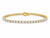 VERA Diamonds Eterna™ 5.00 Carat Lab Grown Diamond Tennis Bracelet 14K Yellow Gold 7"