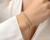 VERA Diamonds Eterna™ 5.00 Carat Lab Grown Diamond Tennis Bracelet 14K Yellow Gold 7"