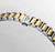 Longines Conquest L3.860.3.52.7 Swiss Made 41 mm quartz watch with a black sandblasted dial, stainless steel and yellow PVD-coated case, and matching stainless steel and yellow PVD bracelet.