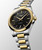 Longines Conquest L3.860.3.52.7 Swiss Made 41 mm quartz watch with a black sandblasted dial, stainless steel and yellow PVD-coated case, and matching stainless steel and yellow PVD bracelet.