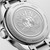 Longines Conquest L3.350.4.92.6 Swiss Made 30 mm quartz watch with a mint blue sandblasted dial, stainless steel case, and stainless steel bracelet.