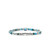 John Hardy Heishi Gem Bracelet Sterling Silver with Swiss Blue Topaz & Blue Hardstones 4mm [BUS290201SBTTQAMZ]