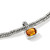 John Hardy Heishi Gem Charm Sterling Silver with Orange Citrine & Diamonds [HBS973361MCIDI]