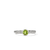 John Hardy Heishi Gem Ring Sterling Silver with 5 mm Peridot, 2.2 mm Band [RBS430311PE]