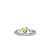 John Hardy Heishi Gem Ring Sterling Silver with 5 mm Peridot, 2.2 mm Band [RBS430311PE]