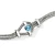 John Hardy Icon Bracelet, Sterling Silver, Swiss Blue Topaz, 3.6MM [BUS973181SBT]