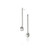 John Hardy JH Lovestruck™ Drop Earrings Sterling Silver with 5.0TCW Lab-Grown Diamonds [EBP43023LGD]