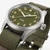 Hamilton Khaki Field Quartz H69401960 38mm watch with khaki green dial, stainless steel case and green NATO strap.