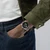 Hamilton Jazzmaster Open Heart Auto H32705560 42mm automatic watch with green gradient dial, stainless steel case and smoky brown leather strap.