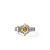 John Hardy Icon Ring, Gold, Sterling Silver, Orange Citrine, 4MM [RZZS973521MCI]