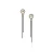 John Hardy Icon Drop Earrings, Gold, Sterling Silver, Orange Citrine, 69MM [EZZS973201MCI]