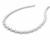 VERA Diamonds 18.85 Carat Round & Pear Lab-Grown Diamond Tennis Necklace 14K White Gold 17 Inches [TJ8572NCW]