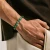 John Hardy Heishi Bracelet, Sterling Silver, Emerald, 8MM [BUS290131MHATRCHR]