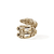 John Hardy Naga Coiled Dragon Ring in 14K Yellow Gold with Diamonds [RGGX603762DI]