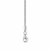 10K Pink and White Gold Fancy Ball-Link Necklace 17 in [TECA97-1-NK]