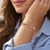 14K Pink Gold Fancy Hollow Oval-Link Bracelet 8 in [TA99]
