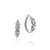 John Hardy Infinite Love Knot Hoop Earrings Sterling Silver 27.5 mm [EB97350]