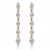 VERA Diamonds 6.00 CTW Marquise Lab-Grown Diamond Drop Earrings in 14K Yellow Gold, 48.5 mm 