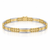 Men’s Two-Tone Gold Fancy Link Bracelet 8.6 mm, 8″ – 10K, 14K or 18K [N3803]