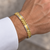 Men’s Two-Tone Gold Fancy Link Bracelet 8.6 mm, 8″ – 10K, 14K or 18K [N3803]