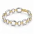 14K Two-Tone Gold Oval Link Bracelet Biffi Signature Collection, 13.8 mm, 8″ [N3416]