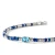 John Hardy Heishi Gem Swiss Blue Topaz Bracelet in Sterling Silver, 2.5mm [BUS290171BUSBT]