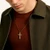 John Hardy Handcarved Cross Pendant in 14K Yellow Gold [HMGG9894771]