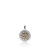 John Hardy Lotus Talisman Charm in Gold and Sterling Silver with Diamond [HZZP973082DI]