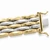 14K Two-Tone Gold Fancy Link Bracelet 17 mm – 7.5″ [N3424]