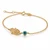 10K Yellow Gold Hamsa & Evil Eye Bracelet 6.5–7.5″ [B055A]