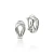 John Hardy Surf Earrings Sterling Silver 13.9 mm [EB89539]