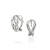 John Hardy Surf Earrings Sterling Silver 13.9 mm [EB89539]