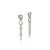 John Hardy Surf Link Drop Earrings Sterling Silver 50 mm [EB89540]