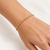 Italian 10K Yellow Gold 2.5 mm Ball Bead Bracelet 7 in [B130]
