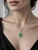 White Gold 5.02 ct Oval Emerald & 0.48 ctw Diamond Pendant [SD2698-302]