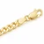Yellow Gold Hollow Curb Bracelet 3 mm, 7″ – 10K, 14K or 18K [N705]