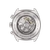 Rear view of the Tissot Heritage 1973 with its exhibition caseback and visible automatic chronograph movement.