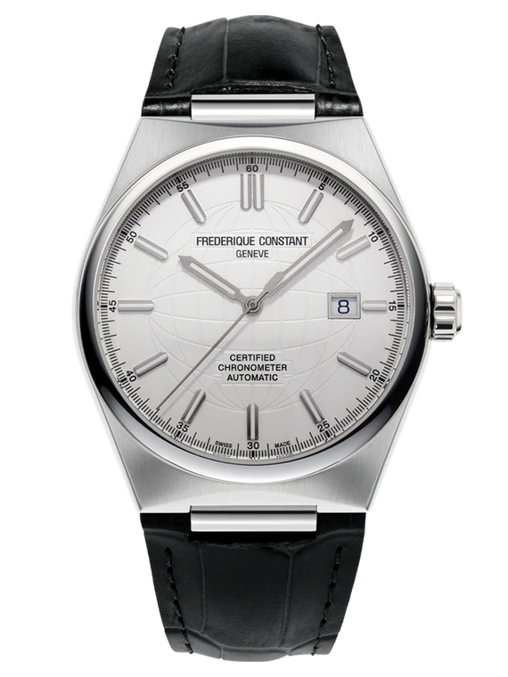 Frédérique Constant FC-303S4NH6 silver dial front view