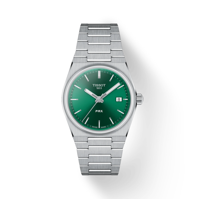 TISSOT PRX 35MM GREEN DIAL | MODEL T137.210.11.081.00