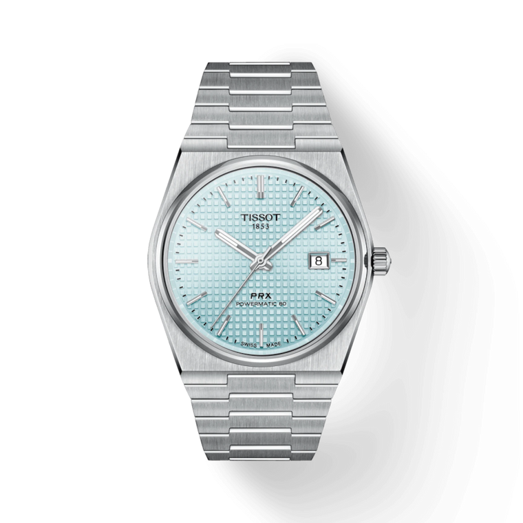 TISSOT PRX POWERMATIC 80 | ICE BLUE DIAL