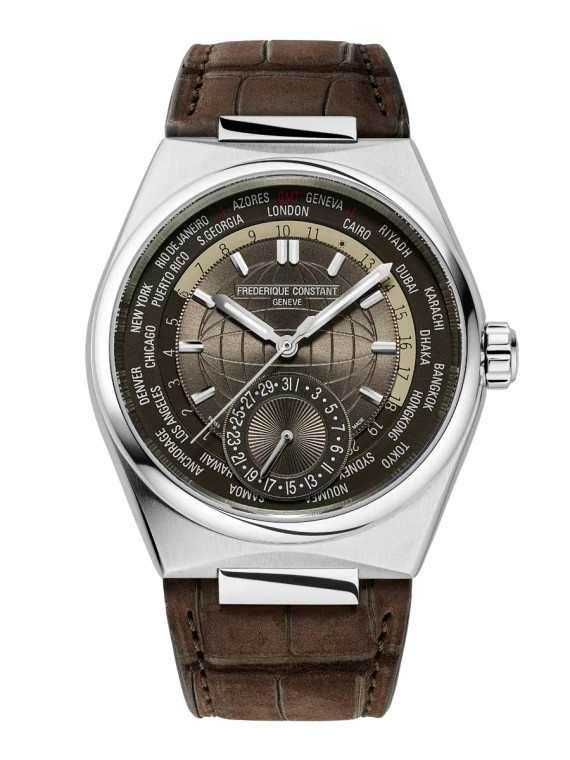 FREDERIQUE CONSTANT: HIGHLIFE WORLDTIMER MANUFACTURE | BROWN DIAL