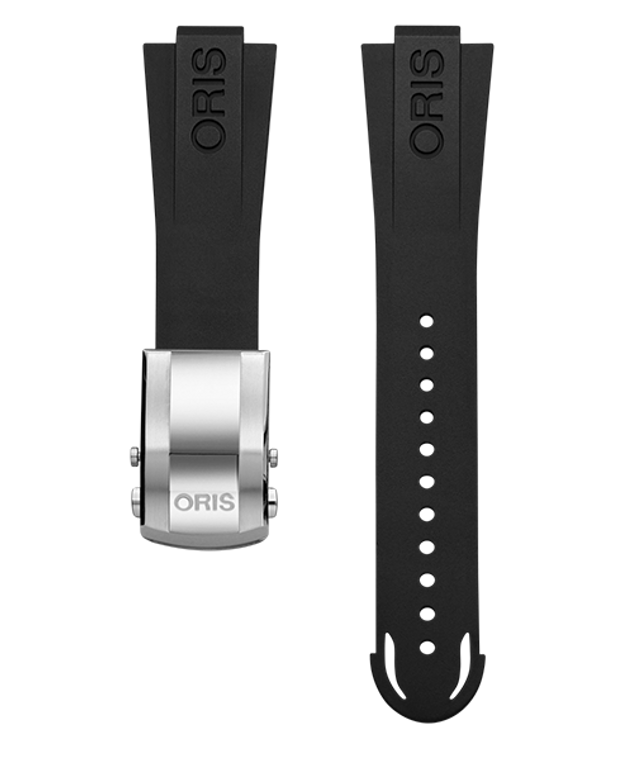 ORIS RUBBER STRAP BLACK | CASE # 7730