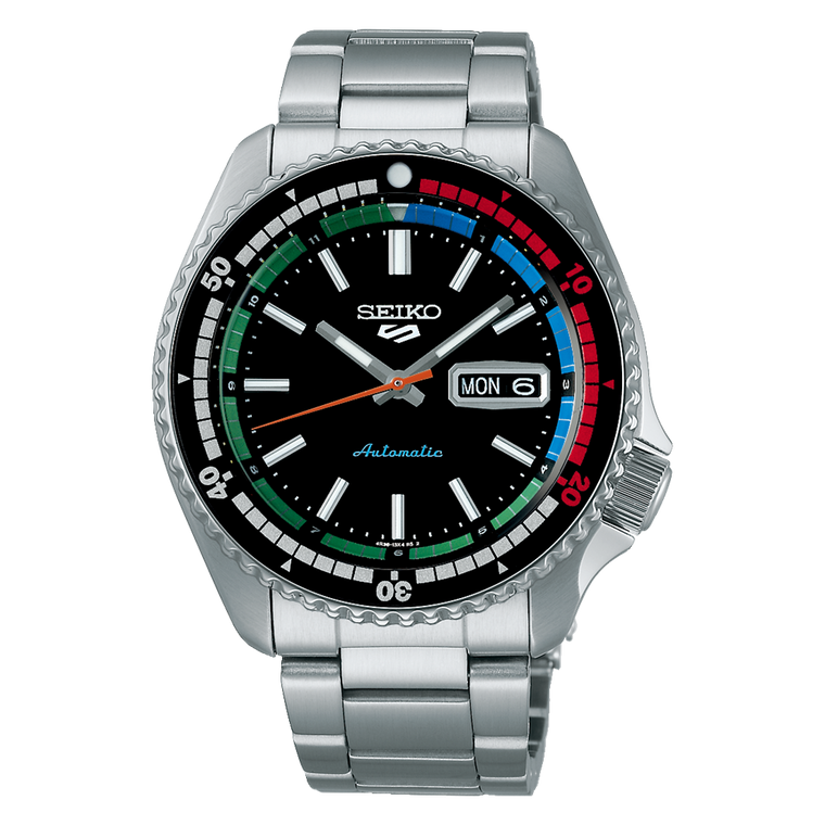 Seiko 5 Sports SKX Sports Style Retro Black Regatta SRPK13K1F SRPK13