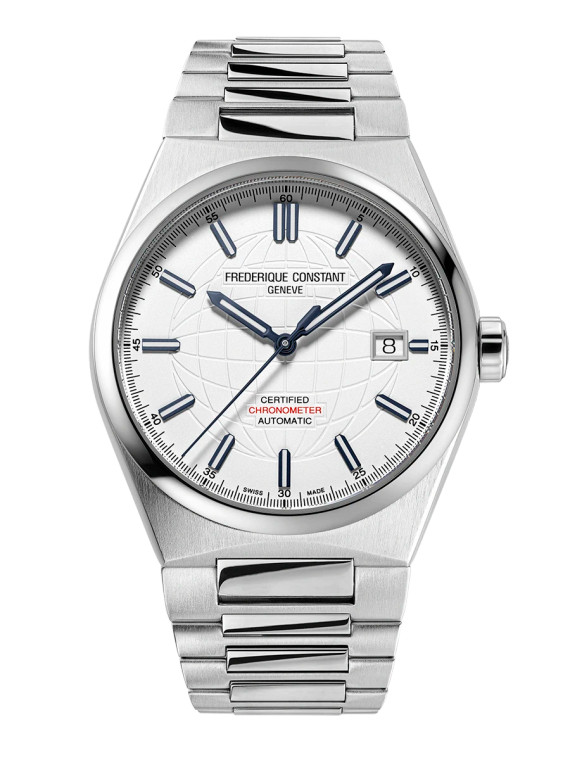 Frederique Constant Highlife Automatic COSC – Silver Dial – Stainless Steel Case & Bracelet 41 mm [FC-303S3NH26B]
