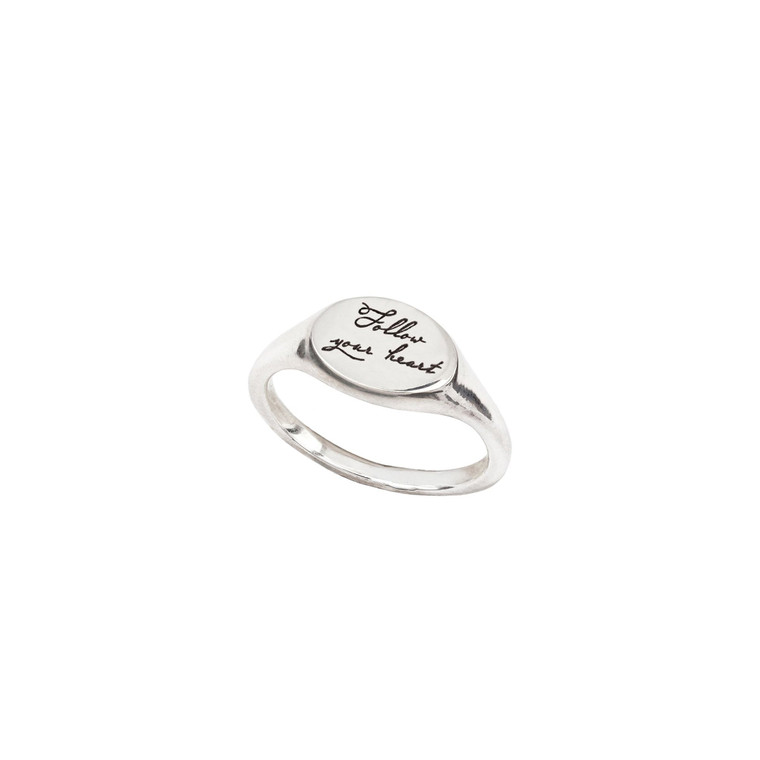 Follow Your Heart Signet Ring R14-5063-7