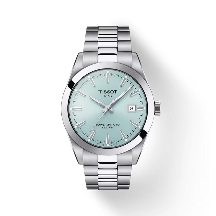 Tissot Gentleman Powermatic 80, Ice Blue Dial